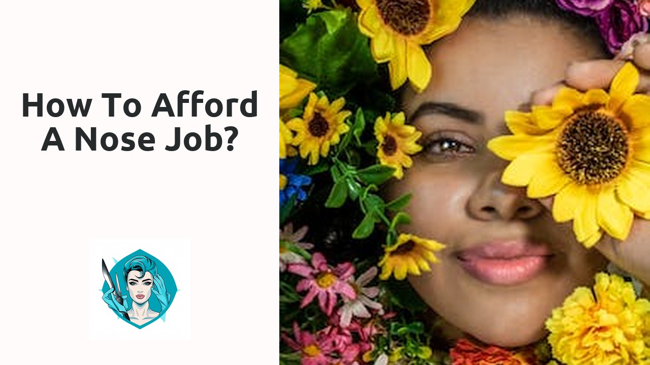 How to afford a nose job?