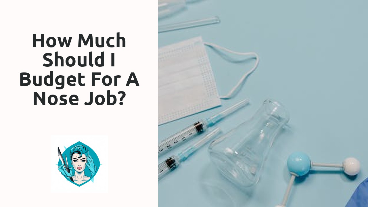 How much should I budget for a nose job?